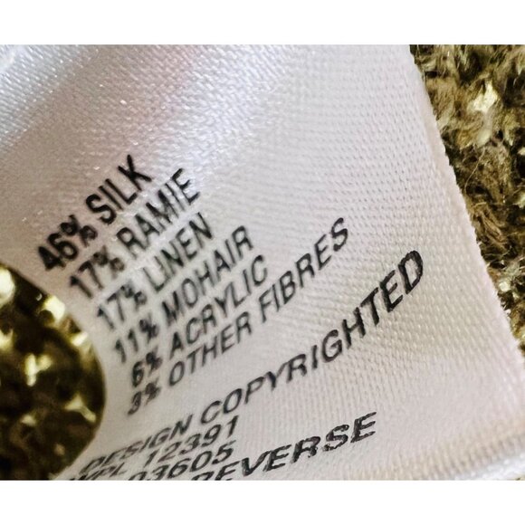 Northern Isles Womens Green Cardigan With Multicolor Floral Design & Button Fron - Picture 4 of 7